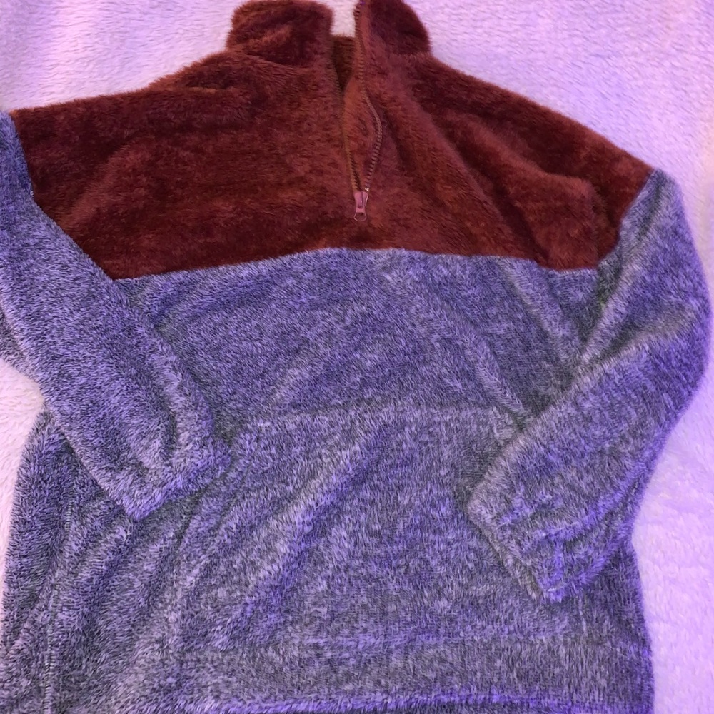 Fuzzy pullover